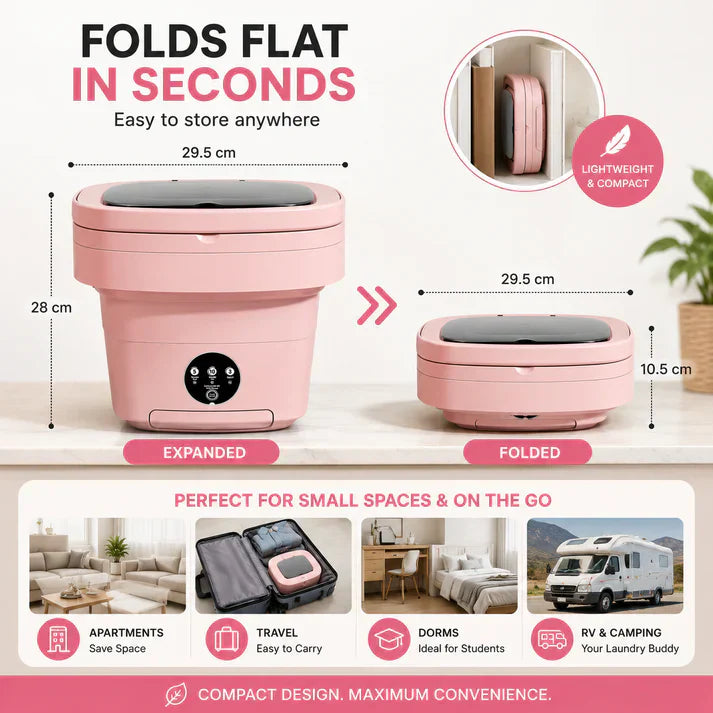 Foldable Mini Laundry Machine