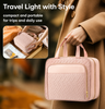 Large Travel Cosmetic Bag with Waterproof Hanging Hook